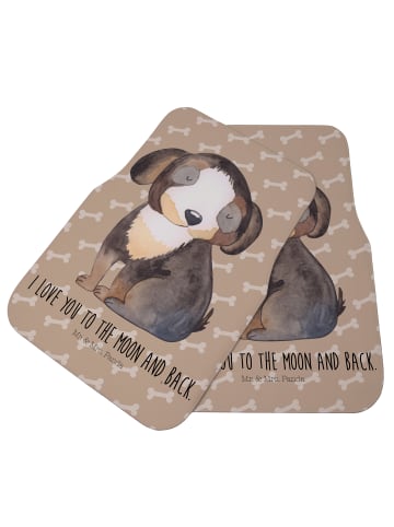 Mr. & Mrs. Panda Autoteppich Hund Entspannen mit Spruch in Hundeglück