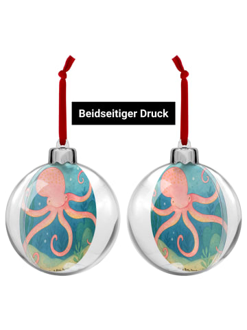 Mr. & Mrs. Panda Plastik-Weihnachtskugel Tintenfisch Design ohne... in Weiß