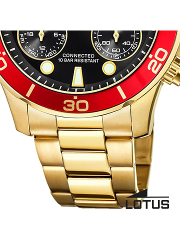 Lotus Chronograph-Armbanduhr Lotus Classic gold groß (ca. 44,5mm)