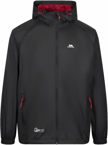 Trespass Regenjacke "Qikpac Jacket Packaway Jacket" in Schwarz