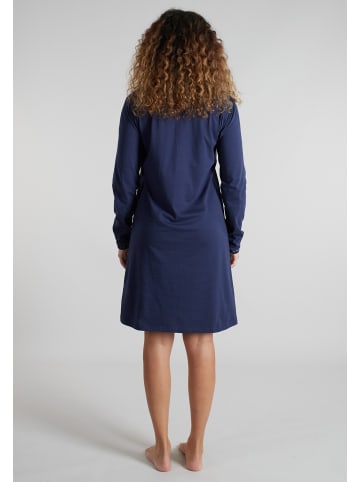 Götzburg Nachthemd Carolina in blau-mittel-uni