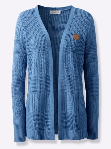 WITT WEIDEN Strickjacke in mittelblau