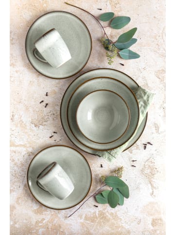 Mäser Frühstücksset, Steinzeug Smoky's in Grün