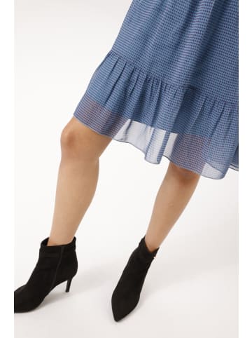 Aniston CASUAL Tunikakleid in blau-bordeaux