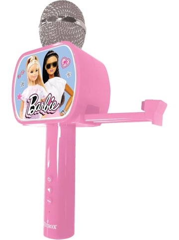 LEXIBOOK® Barbie Bluetooth-Mikrofon mit Stimmwechselfunktion Telefonhalter Rosa MIC240BB