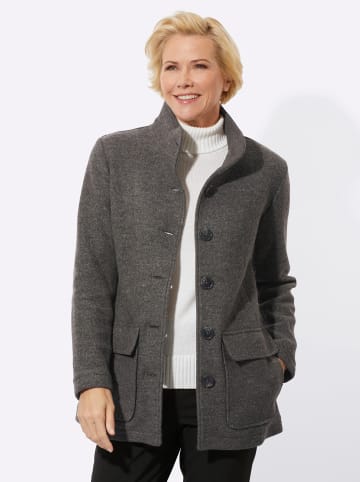 WITT WEIDEN Wolljacke in anthrazit-meliert