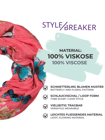 styleBREAKER Loop Schal in Mint