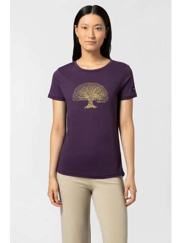 super.natural Merino T-Shirt in lila