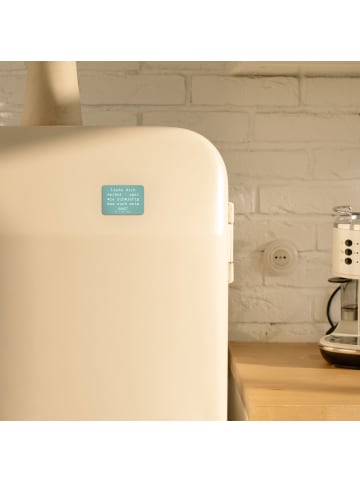 Mr. & Mrs. Panda Kühlschrankmagnet Spruch Selbstakzeptanz Liebe ... in Meeresbrise