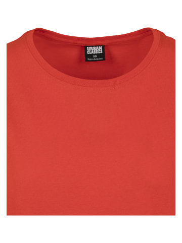 Urban Classics Urban Classics Damen Ladies Extended Shoulder Tee in bloodorange