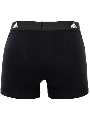 adidas Boxershort 6er Pack in Schwarz