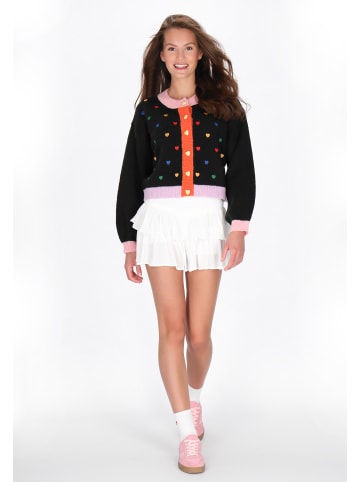 myMo Cardigan in black multicolor