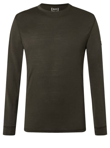 super.natural Merino Longsleeve in grün