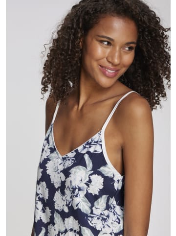 LASCANA Negligé in blau-gemustert