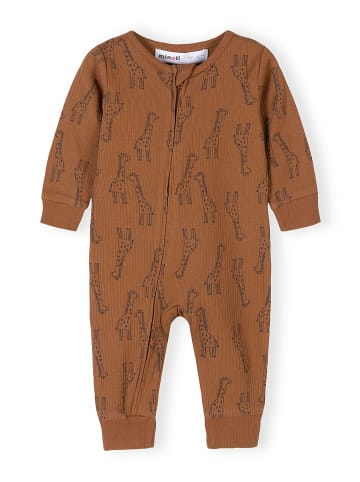 Minoti 3-er Pack Strampler NOSBABYRIB1 in Beige