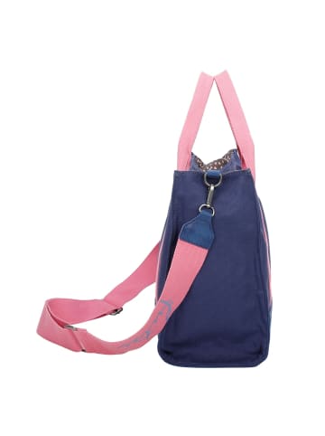 Fritzi aus Preußen Canvas Handtasche 40 cm in navy