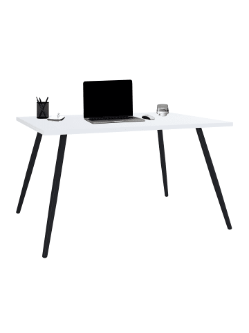 VCM  Schreibtisch Bürotisch Computertisch Salia 110x50 in Weiß