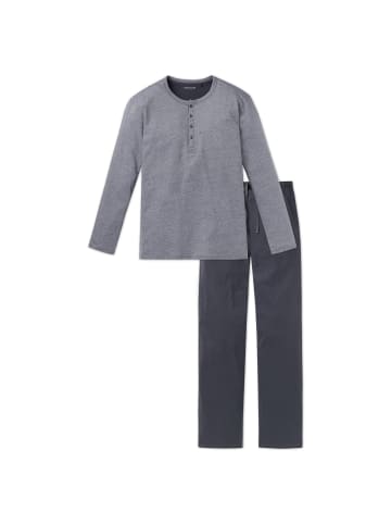 Schiesser Pyjama in Grau