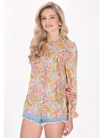 IZIA Women Blouse in Multicolor Yellow