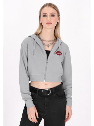 myMo ROCKS Women Hoodie in grey