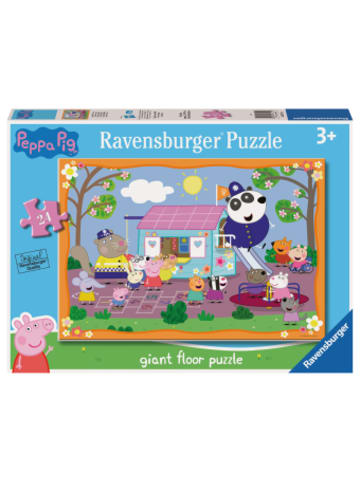 Ravensburger Verlag GmbH Spiel - Ravensburger Kinderpuzzle 03141 - Peppa Pigs Clubhouse - Bodenpuzzle mi