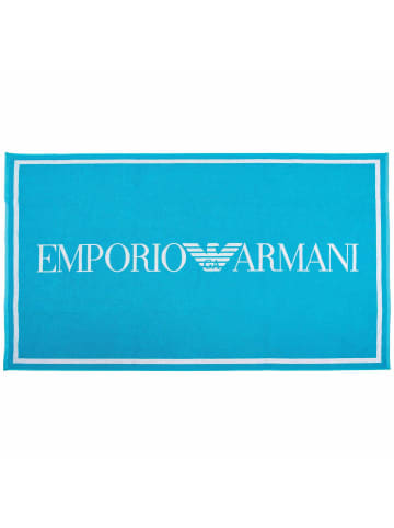 Emporio Armani Strandtuch in Türkis