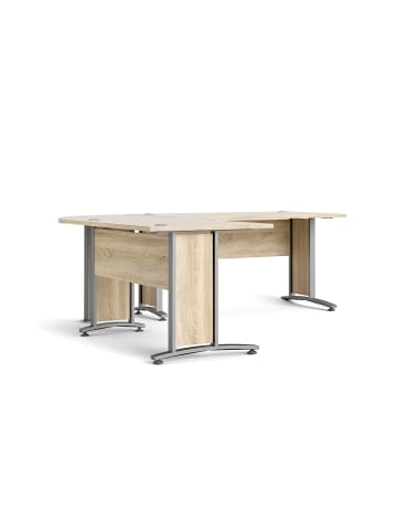 ebuy24 Schreibtisch Prisme Eiche Dekor 200 x 230 cm