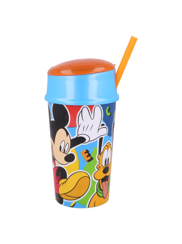 Disney Mickey Mouse Trinkbecher mit integriertem Snackfach  Mickey Mouse in Bunt