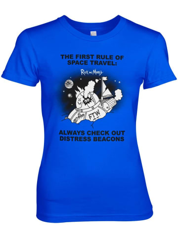 Rick and Morty Shirt in Blau