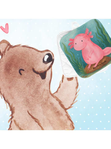 Mr. & Mrs. Panda Topfuntersetzer Axolotl Niedlich Design ohne Sp... in Weiß