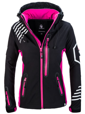 Rock Creek Jacke in Schwarz meliert