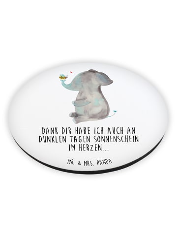 Mr. & Mrs. Panda magnet Elefant Biene mit Spruch in Weiß
