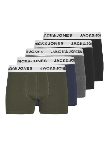 JACK & JONES Junior 5er-Pack Trunks in Black