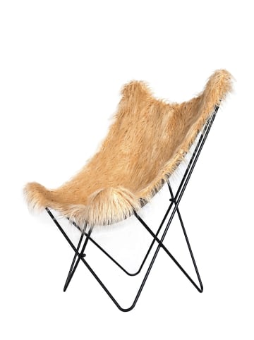 Kayoom Stuhl Schmetterling-Stuhl Lynn 110 in braun - beige