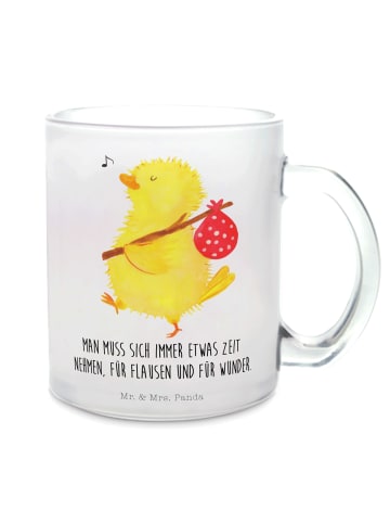 Mr. & Mrs. Panda Tee Tasse Küken Wander mit Spruch in Transparent