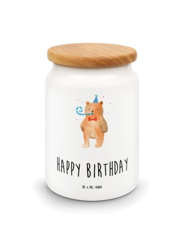 Mr. & Mrs. Panda Frischhaltedosen Bär Geburtstag mit Spruch in Weiß