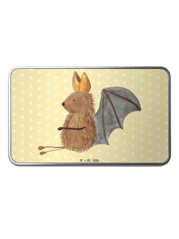 Mr. & Mrs. Panda Kaffeedose Fledermaus Sitzen ohne Spruch in Gelb Pastell