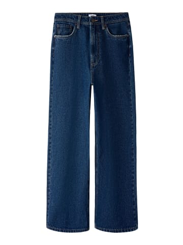 TWO SOON Loose Fit Jeans in Dark Blue Denim