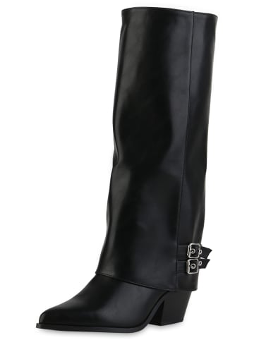 VAN HILL Cowboystiefel Andrea in Schwarz
