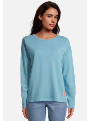 Salzhaut Rundhalspullover für Damen in blau