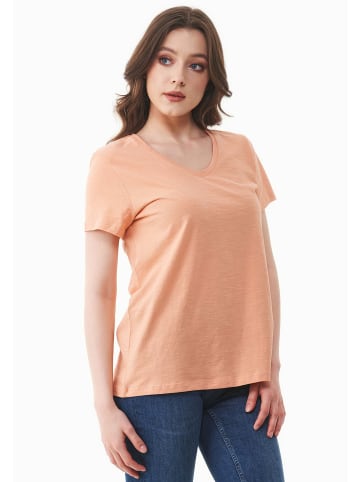 Organication T-Shirt "WCASUAL002" in Pfirsich