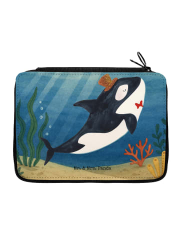 Mr. & Mrs. Panda Stiftetasche Orca Zylinder Design ohne Spruch in Weiß