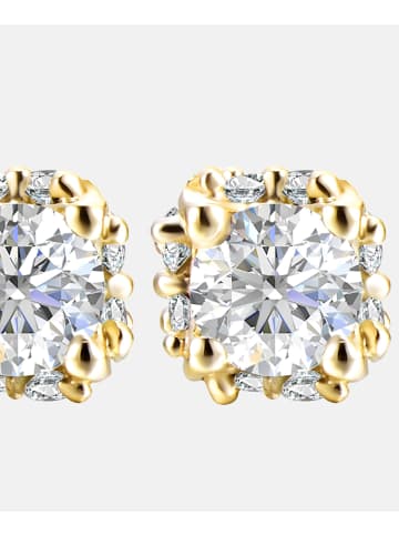 Diamant L'éternel Ohrstecker aus 375 Gelbgold mit 0.25 Karat Diamant