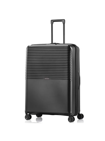 Pack Easy Jet 4 Rollen Trolley 75 cm mit Dehnfalte schwarz