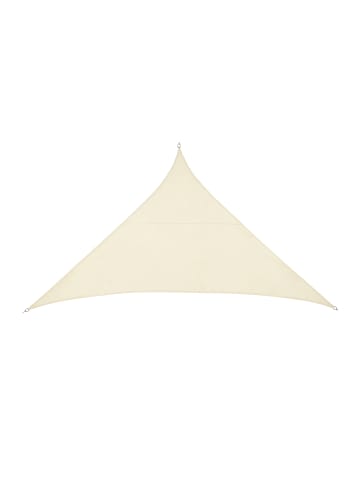 relaxdays Sonnensegel in Beige - 3 x 3 x 4,25 m