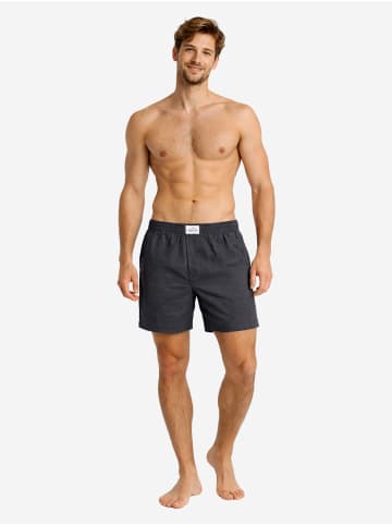 Lakeford & Sons Boxer American Boxershorts Herren 3-Pack in klassischen Designs in Schwarz