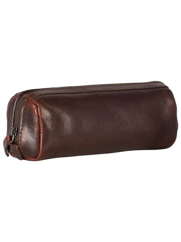 Leonhard Heyden Roma Stifteetui Leder 21 cm braun
