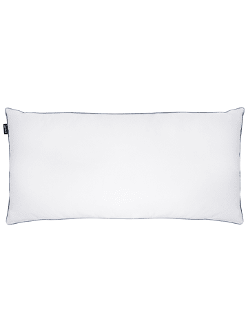 Beliani Kissen TEIDE in Weiß - (W) 40 x (H) 9 x (L) 80 cm