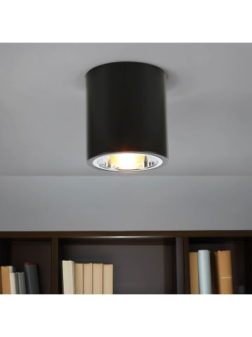 Licht-Erlebnisse Deckenlampe Ø 13.3 x (H)15.5 cm in SchwarzSchwarz