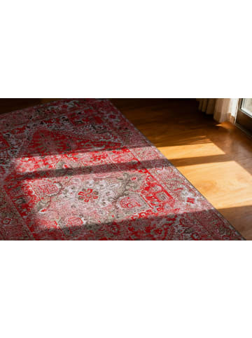 Louis de Poortere Teppich Rusty Brown in Rot